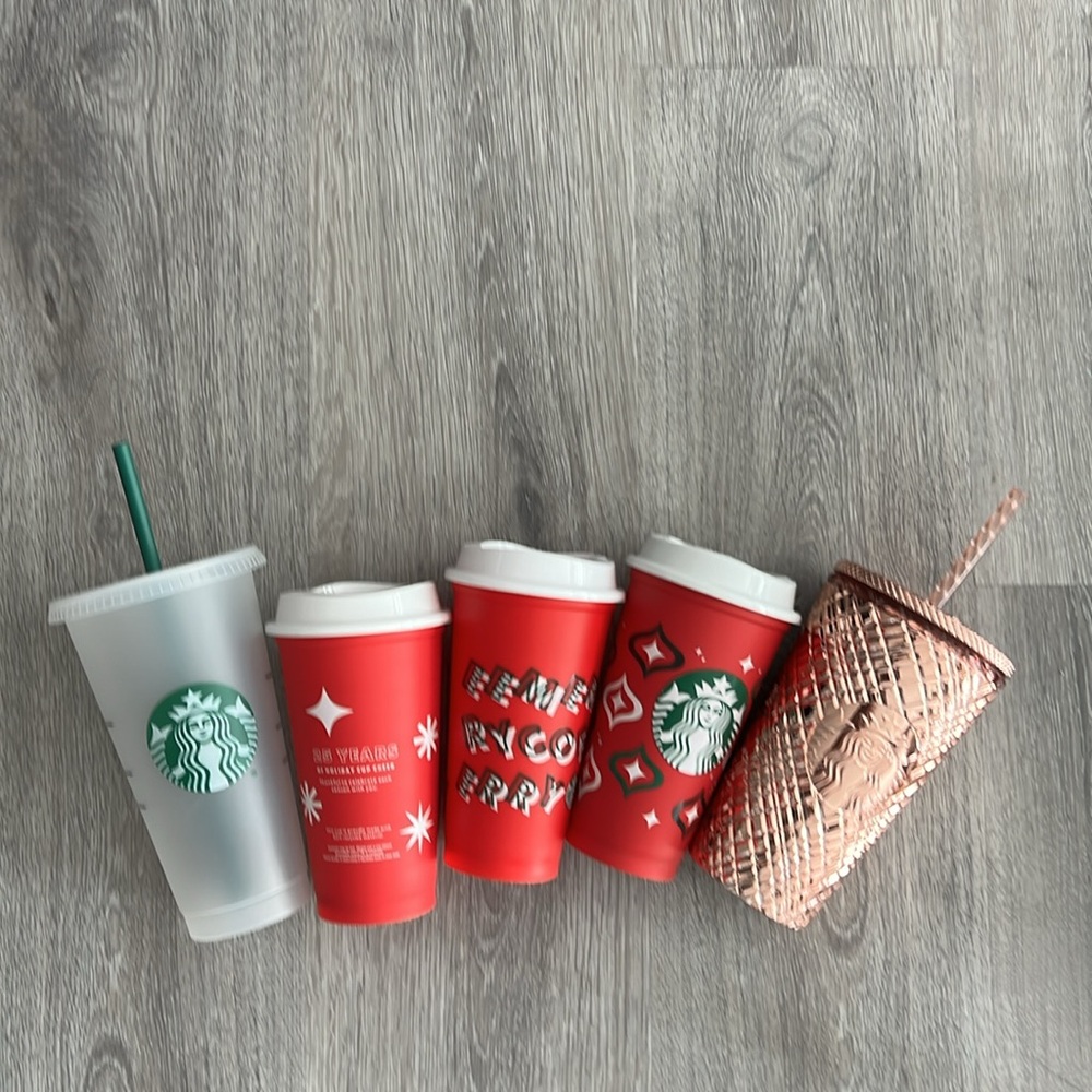 COPY - Various Starbucks cups